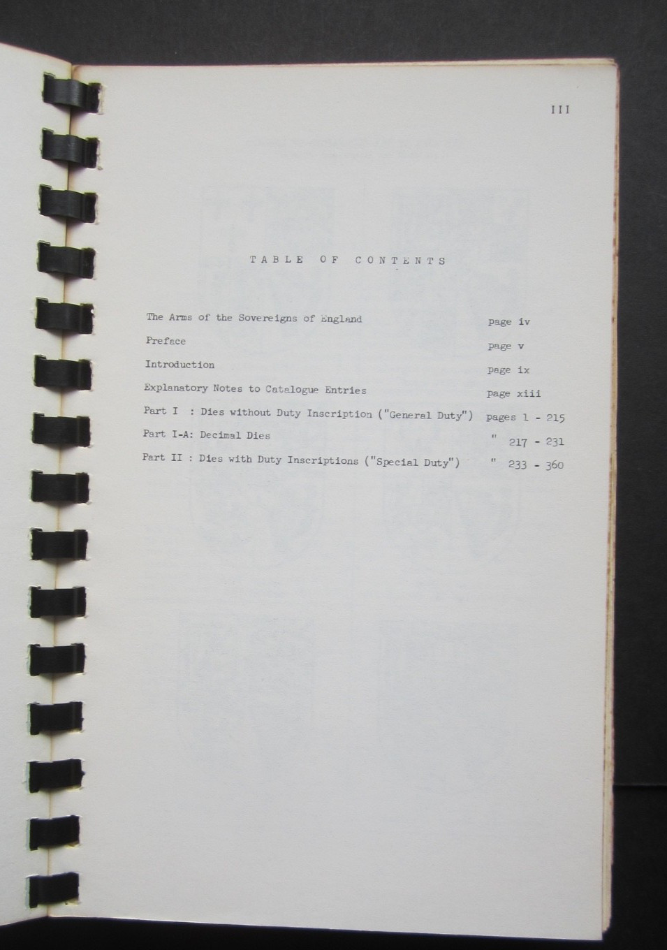 Impressed duty stamps of Great Britain. Fiscal Stamp Catalogue 1981. rare book