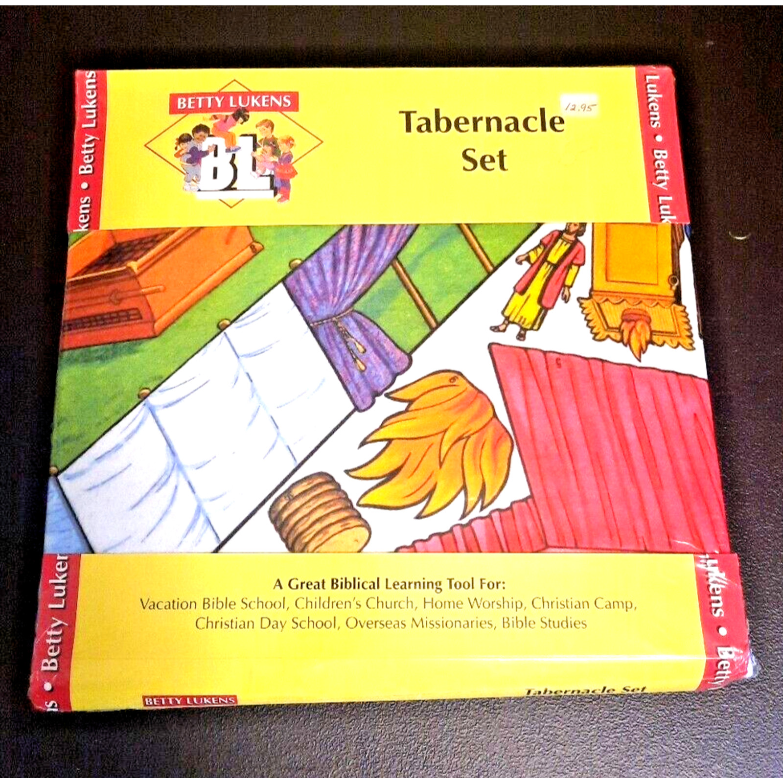 Vintage Betty Lukens Felt Bible Activity Learning Tabernacle Kit Uncut Rare New