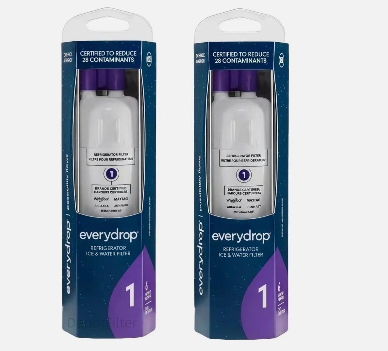 For ΕVΕRYDROP ΕDR1RXD1 Refrigerator ICE Wate Filter 1 Replacement NEW US