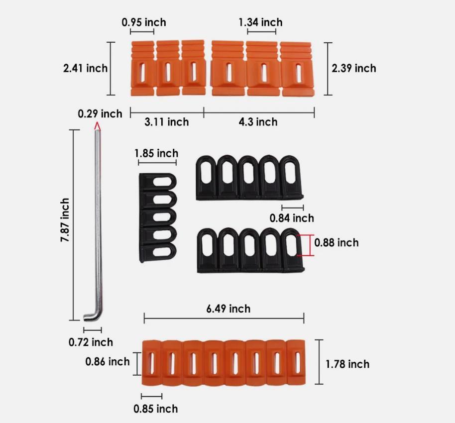 4X Auto Body Repair Kit Puller Glue Tabs Set Car Paintless Dent Removal Tool US