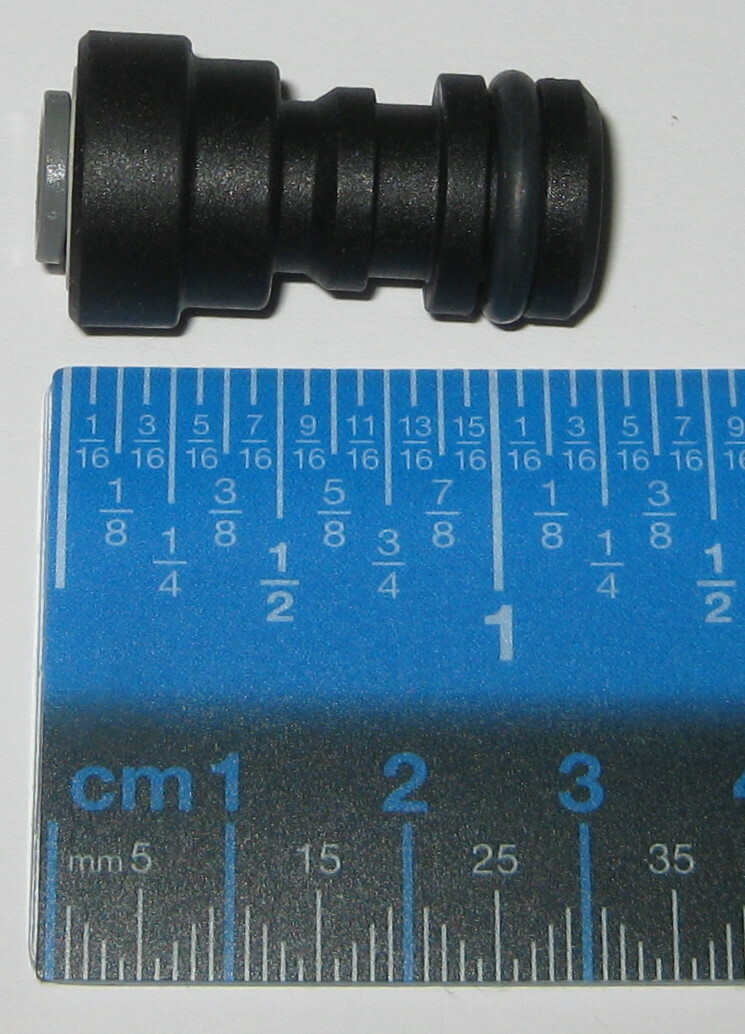 1/4" JG Port Fitting - Flojet 21000197A Pump Adapter with O-Ring - 1 Piece