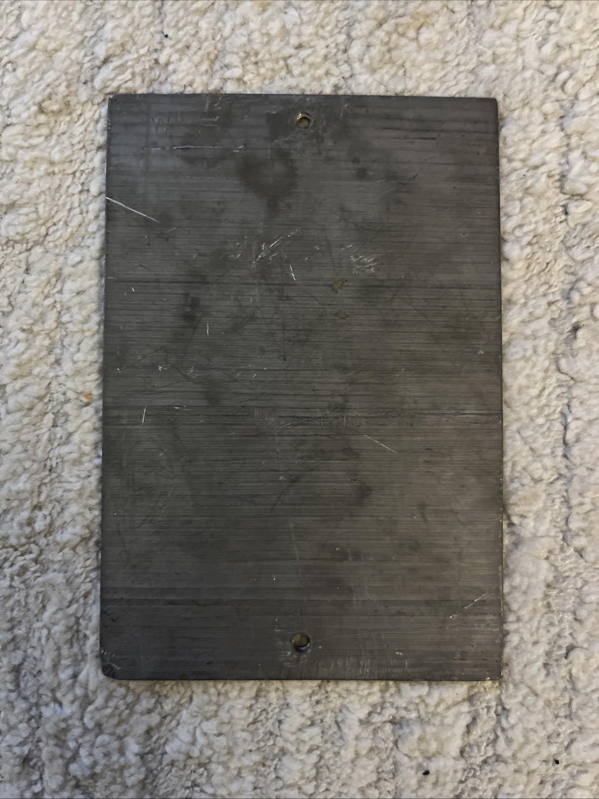 WWII US Homefront Brass Door Plaque Overseas Service