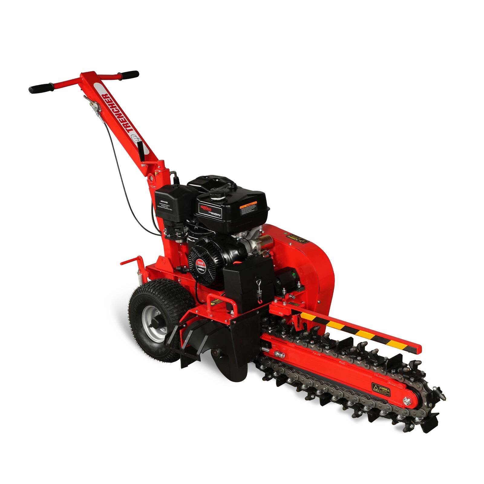 420cc 15HP E-Start Trencher 24'' Trench Depth/4'' Trench Width, TCR1500