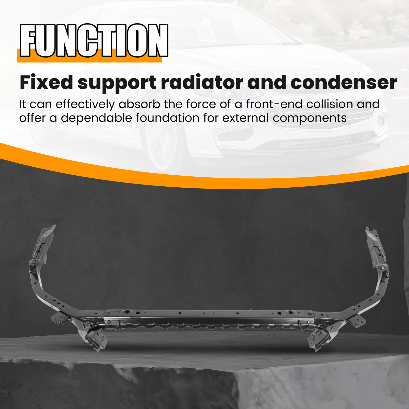 Upper Radiator Core Support Tie Bar For Chevrolet Malibu 2016-2024 #84020973