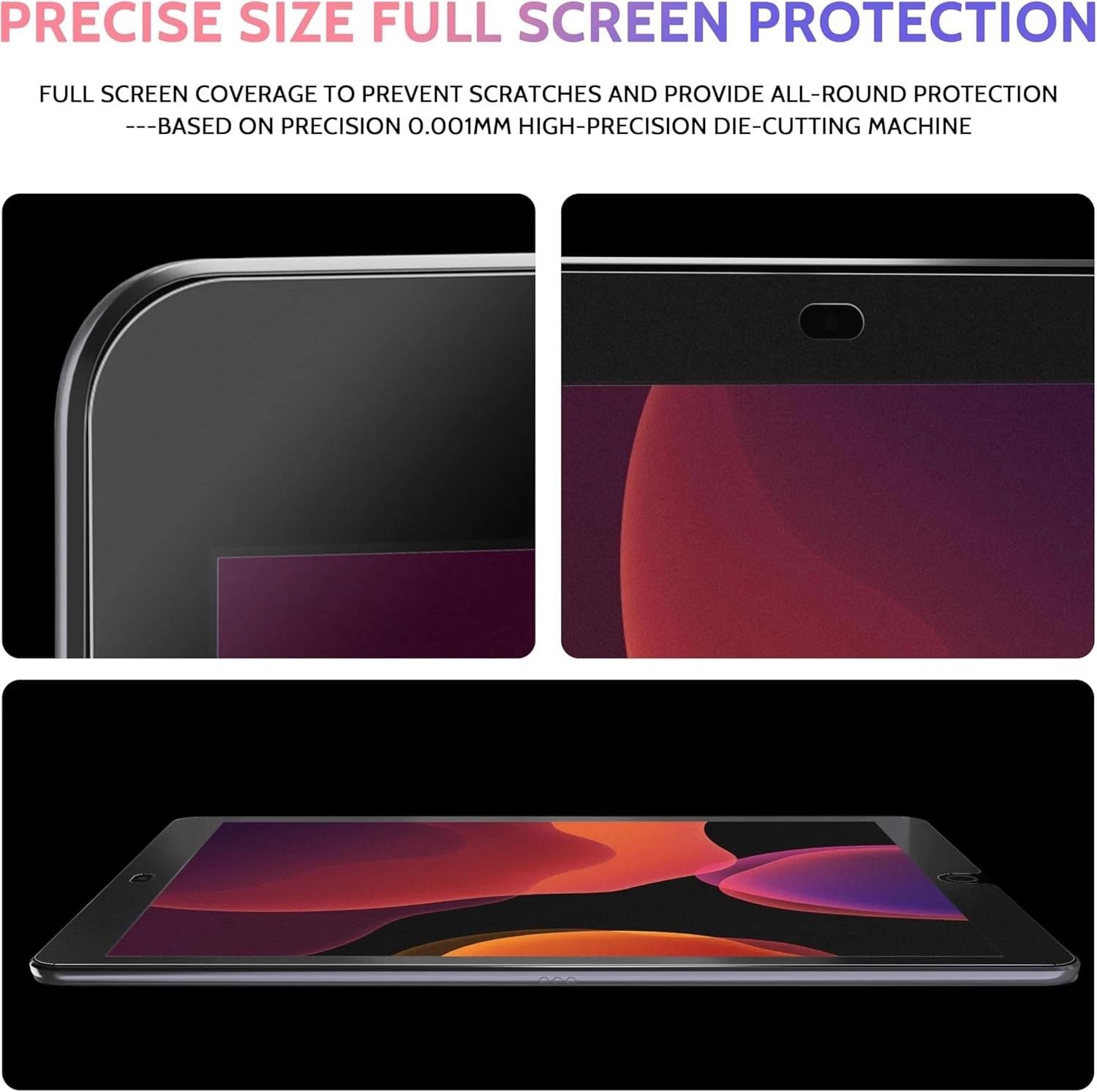 2 Pack Like Paper Screen Protector for Ipad 9th/8th/7th 10.2''(ipad 7/