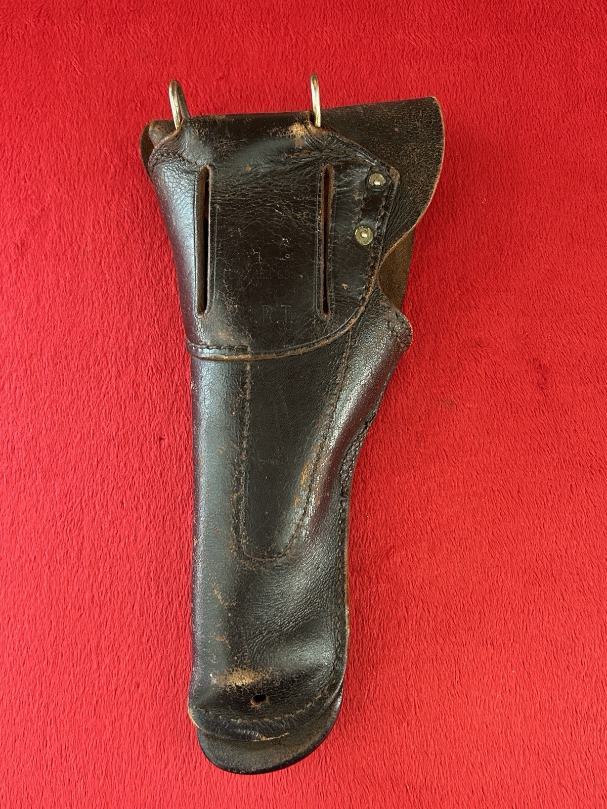 100% Original USGI M1911A1 .45 Black Leather Belt Holster Korean War