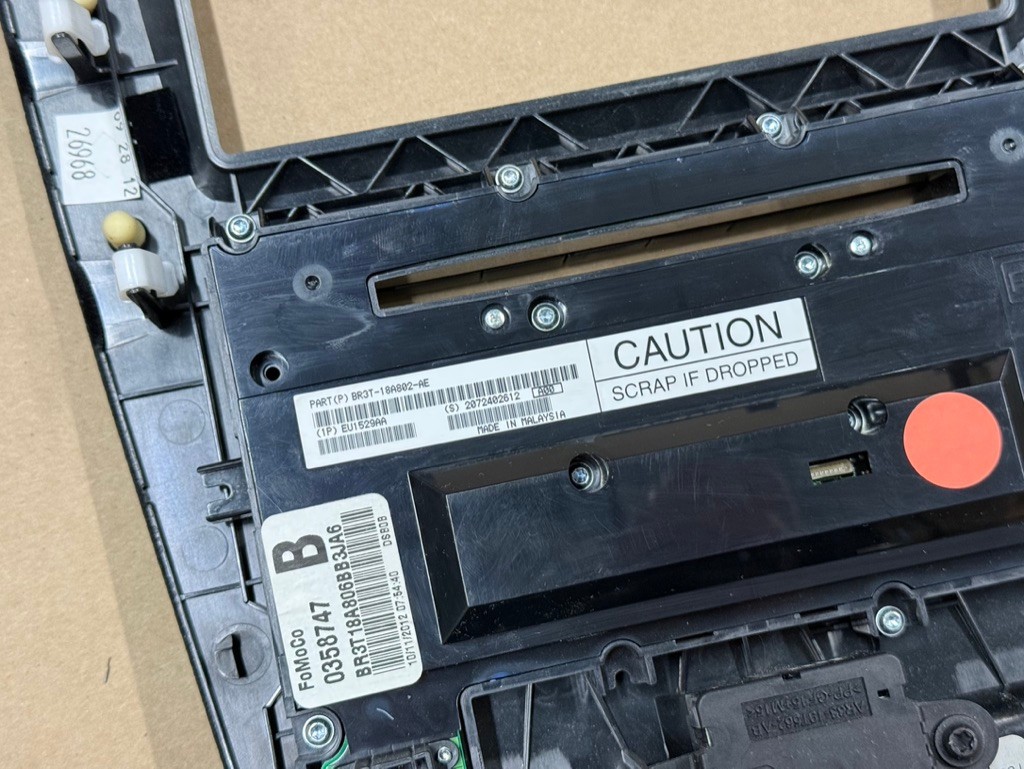 2013-2014 Ford Mustang GT500 Touch Screen Face Plate Radio Trim Piece 2011-2014