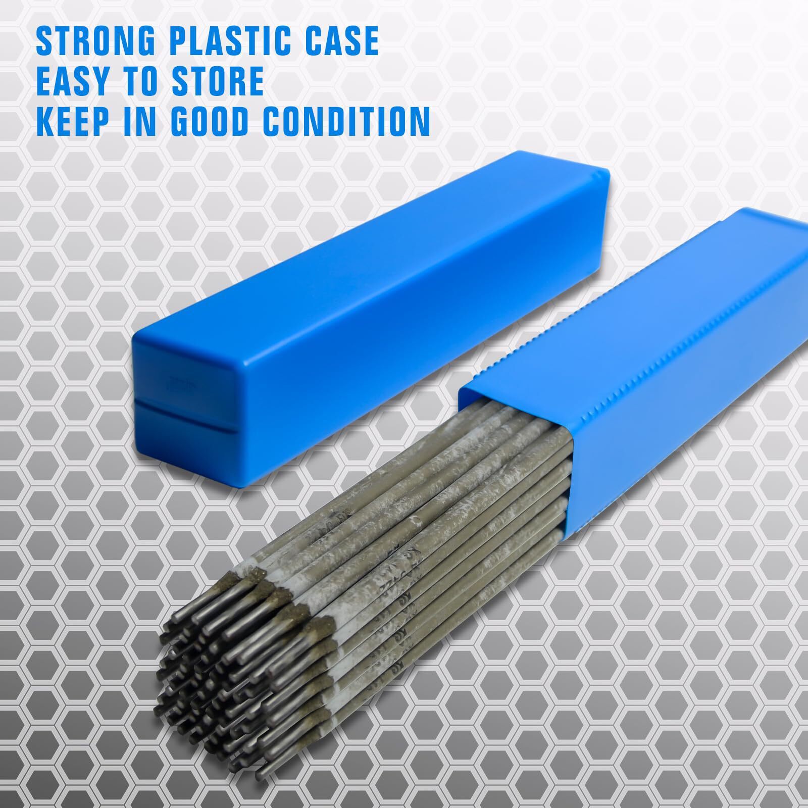 J422 Carbon Steel Stick Welding Electrode Rods, 1/8", 4.5 lb Pack