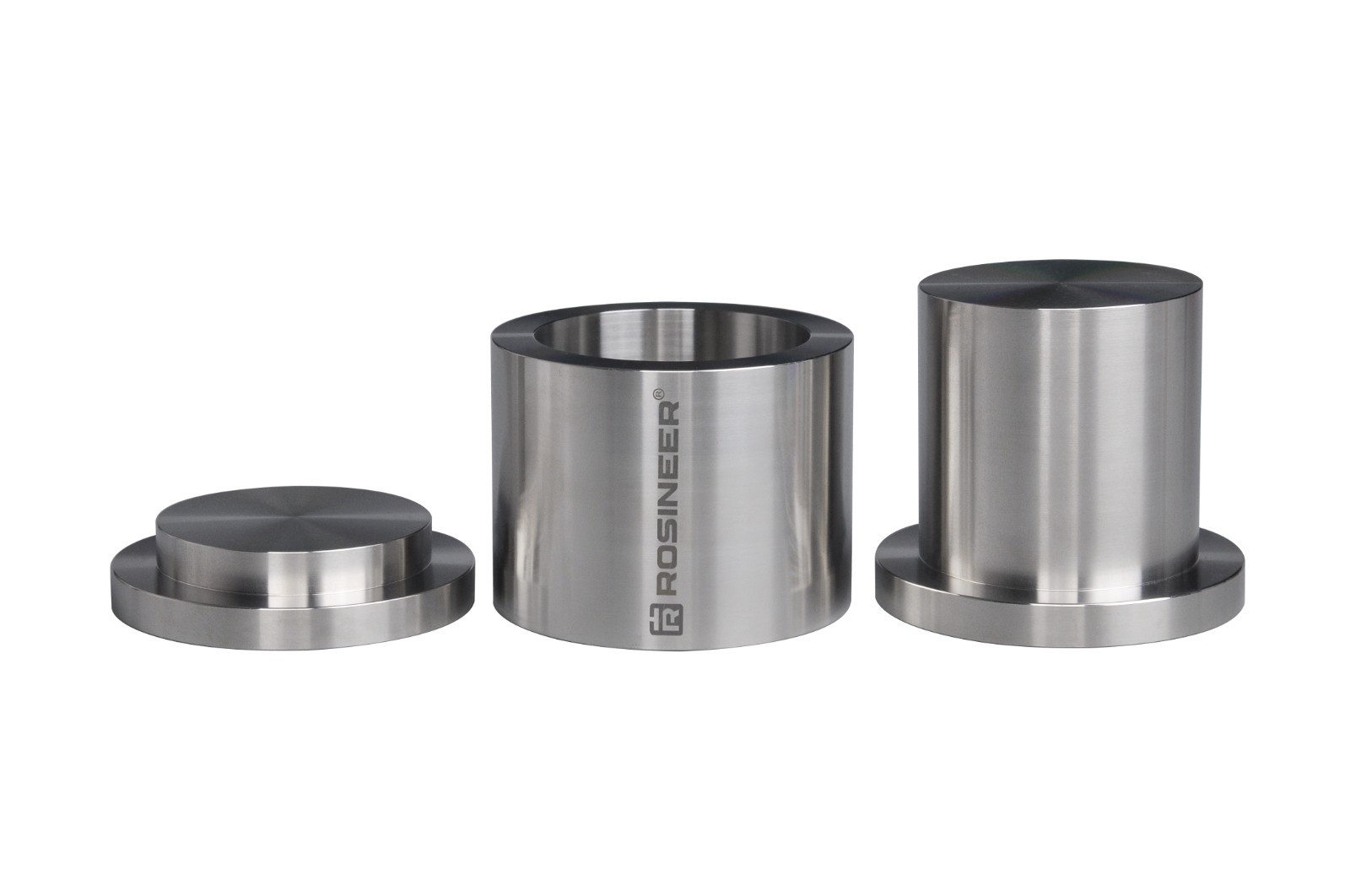 Stainless Steel Pre-Press Mold, High Capacity 2" Diameter Puck, Low Profile