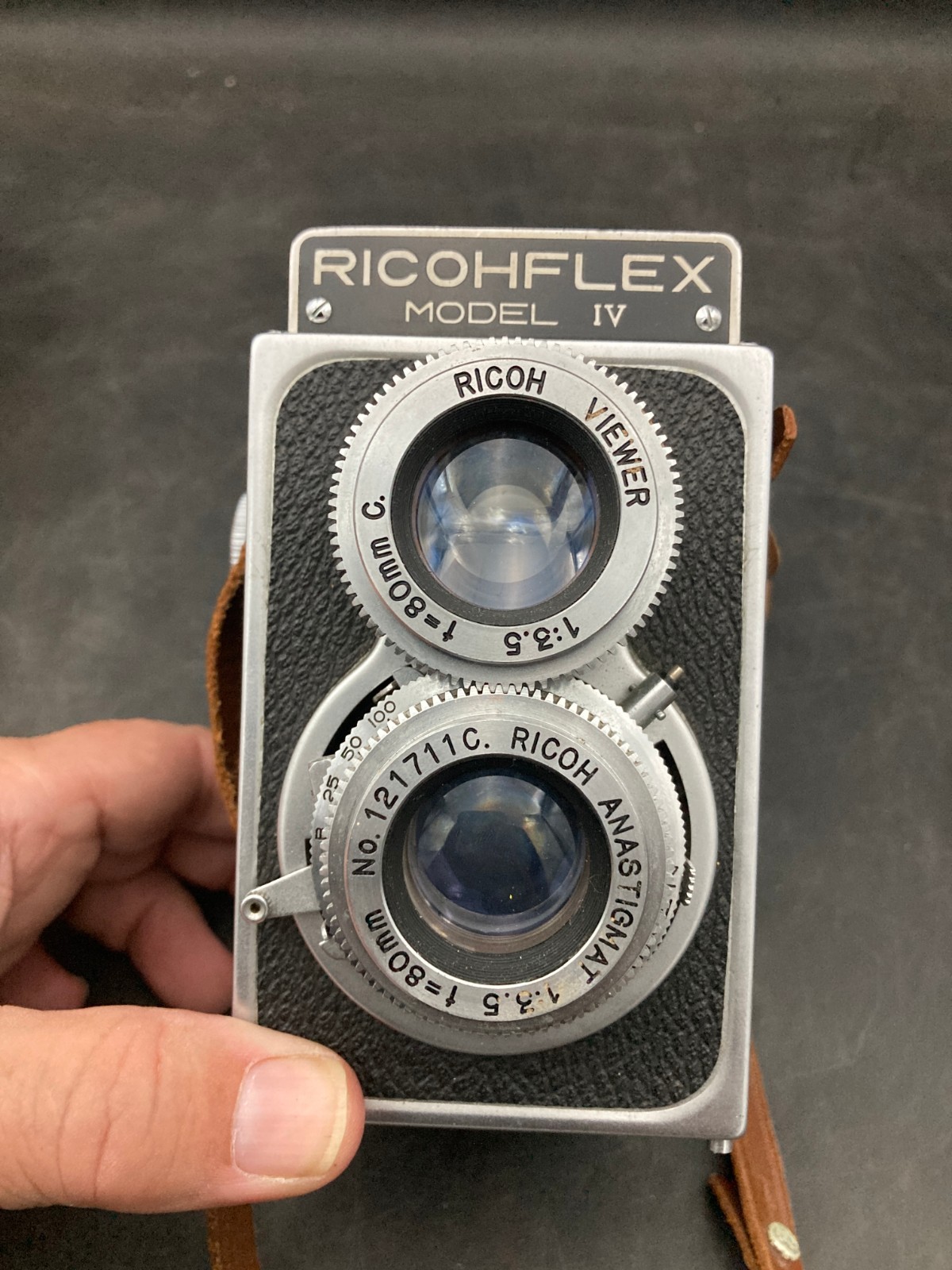 Ricohflex Model IV Vintage Camera with Box/Info Sheet Untested