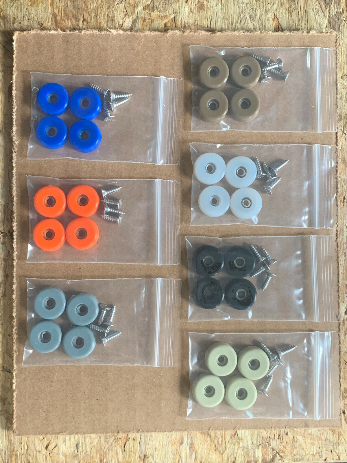 Silicone Cutting Board Rubber Bumper Feet Black Brown Clear Stainless Food Safe