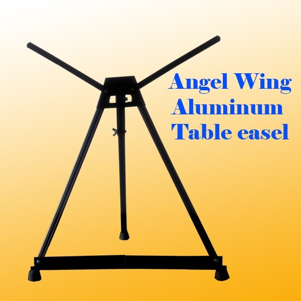 Aluminum Table Easel with Wing Foldable Canvas Poster Picture Frame Holder