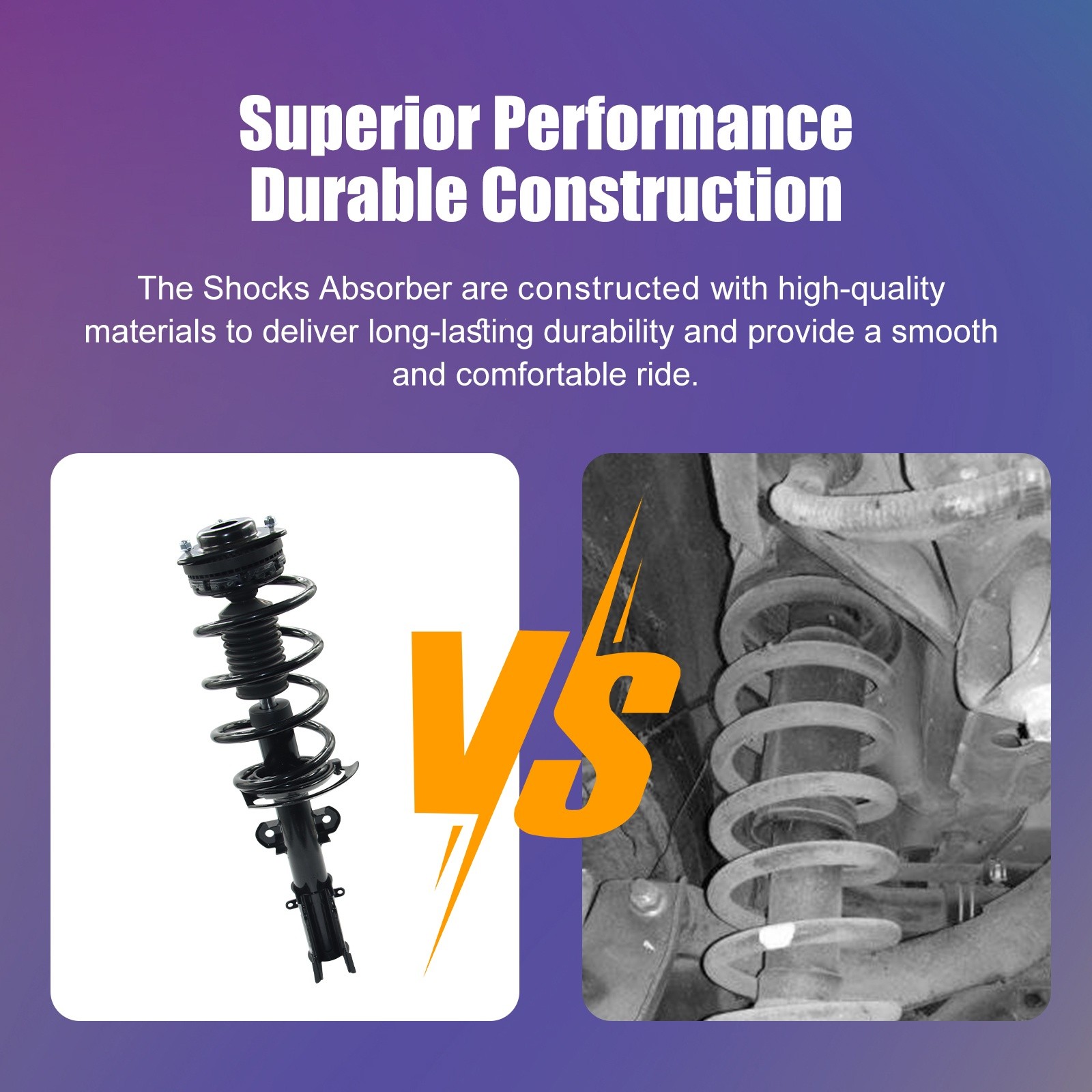 2PCS Front Shock Struts Assembly For Dodge Grand Caravan Chrysler Town & Country