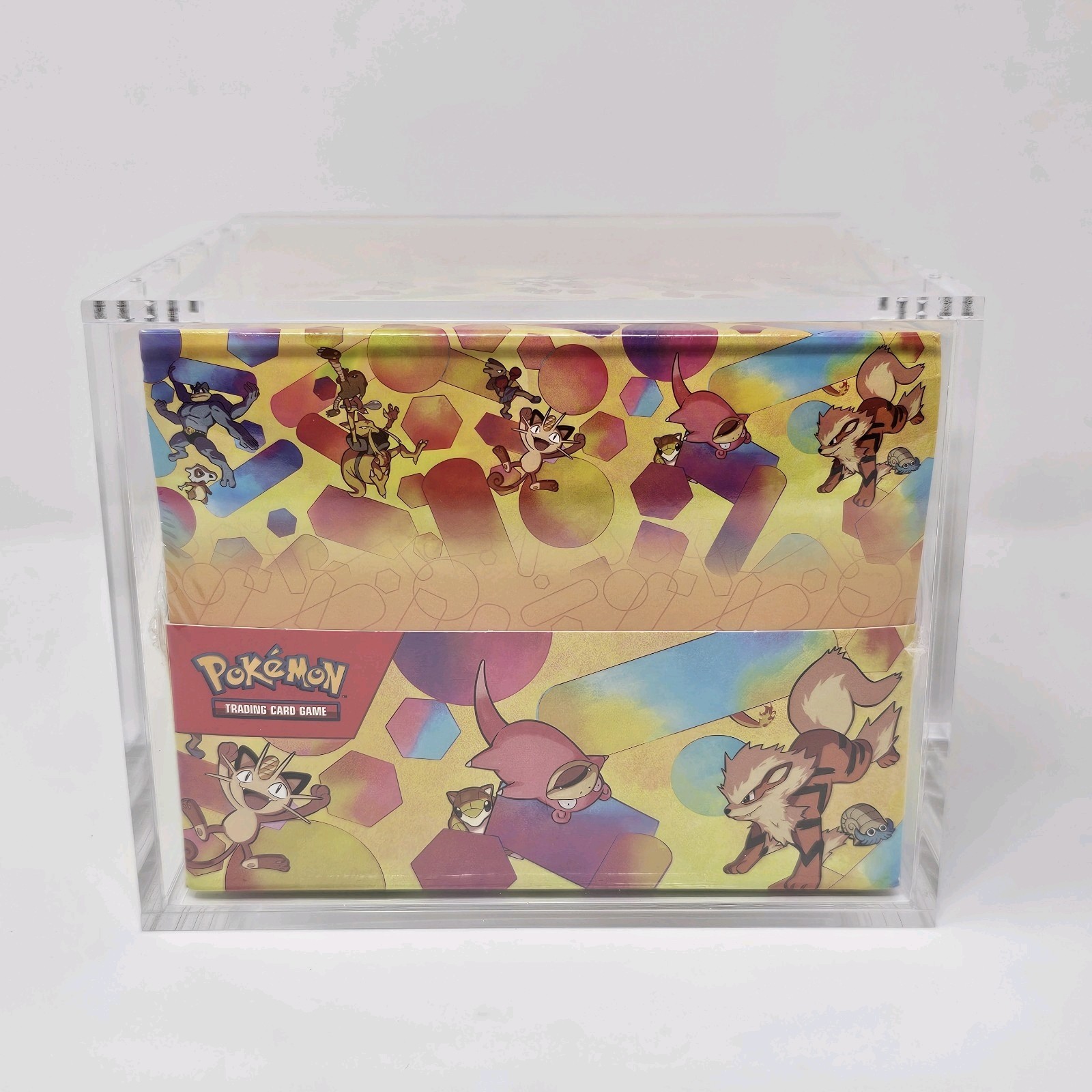 Pokemon 151 Mini Tin Display Acrylic Case With Magnetic Lid 10 Mini Tin Displays