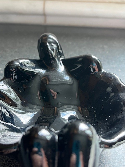 Mosser Glass BATHING BEAUTY Soap Dish - YOU CHOOSE COLOR! Lady in bath Bathroom