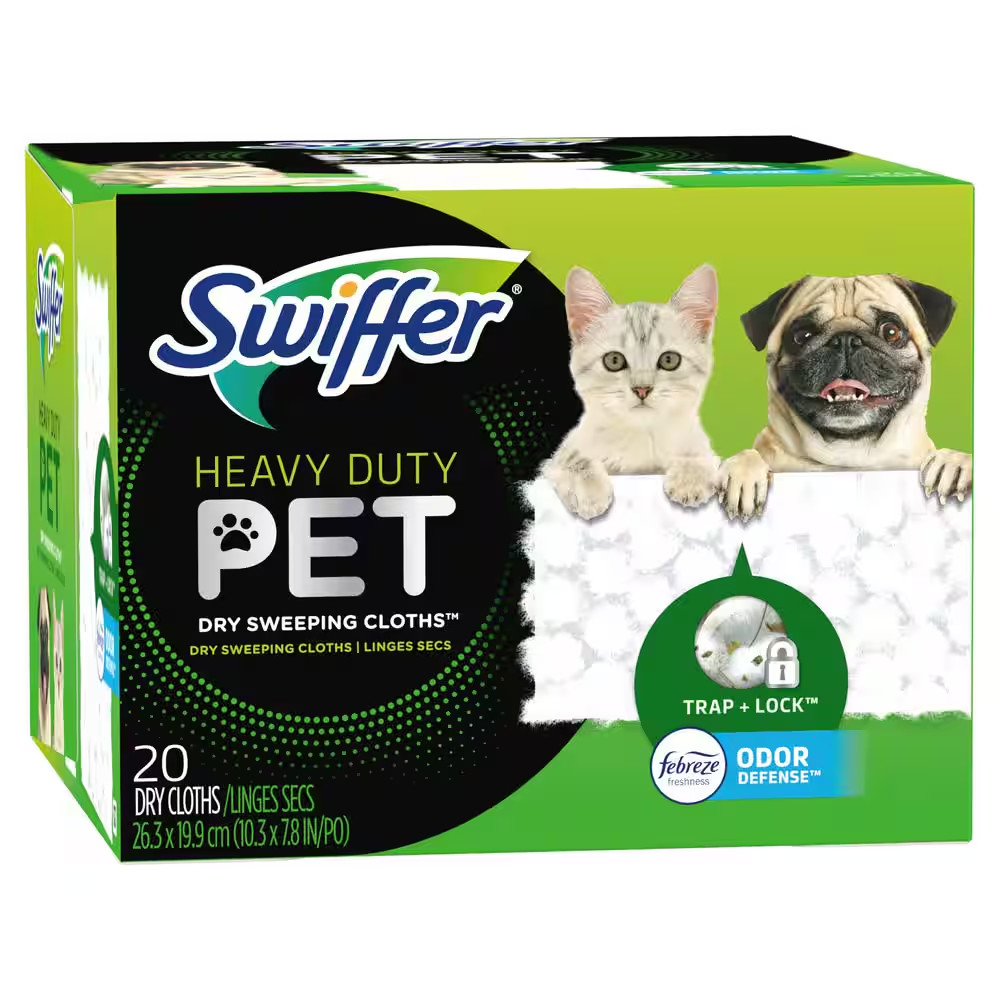 Sweeper Pet Heavy Duty Dry Cloth Refills (20-Count)