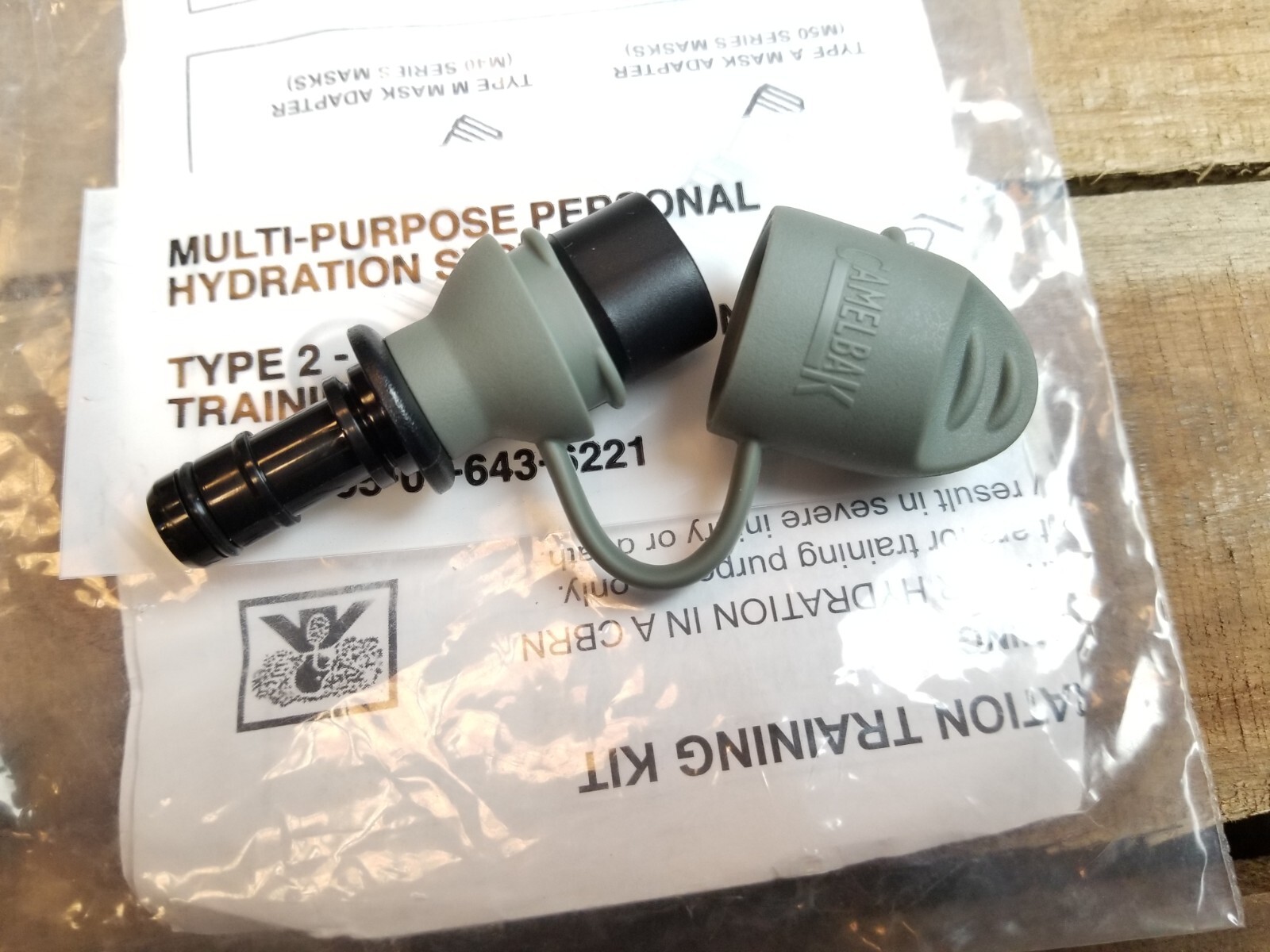 4 Pc Camelbak Replacement Bite Valve Mouthpiece Hydrolink TYPE 2 Conversion Kit