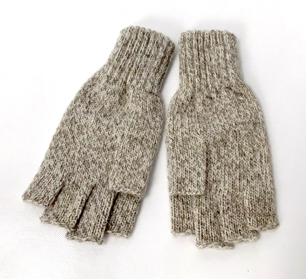 Wool Fingerless Gloves - Reenactment, Rendezvous