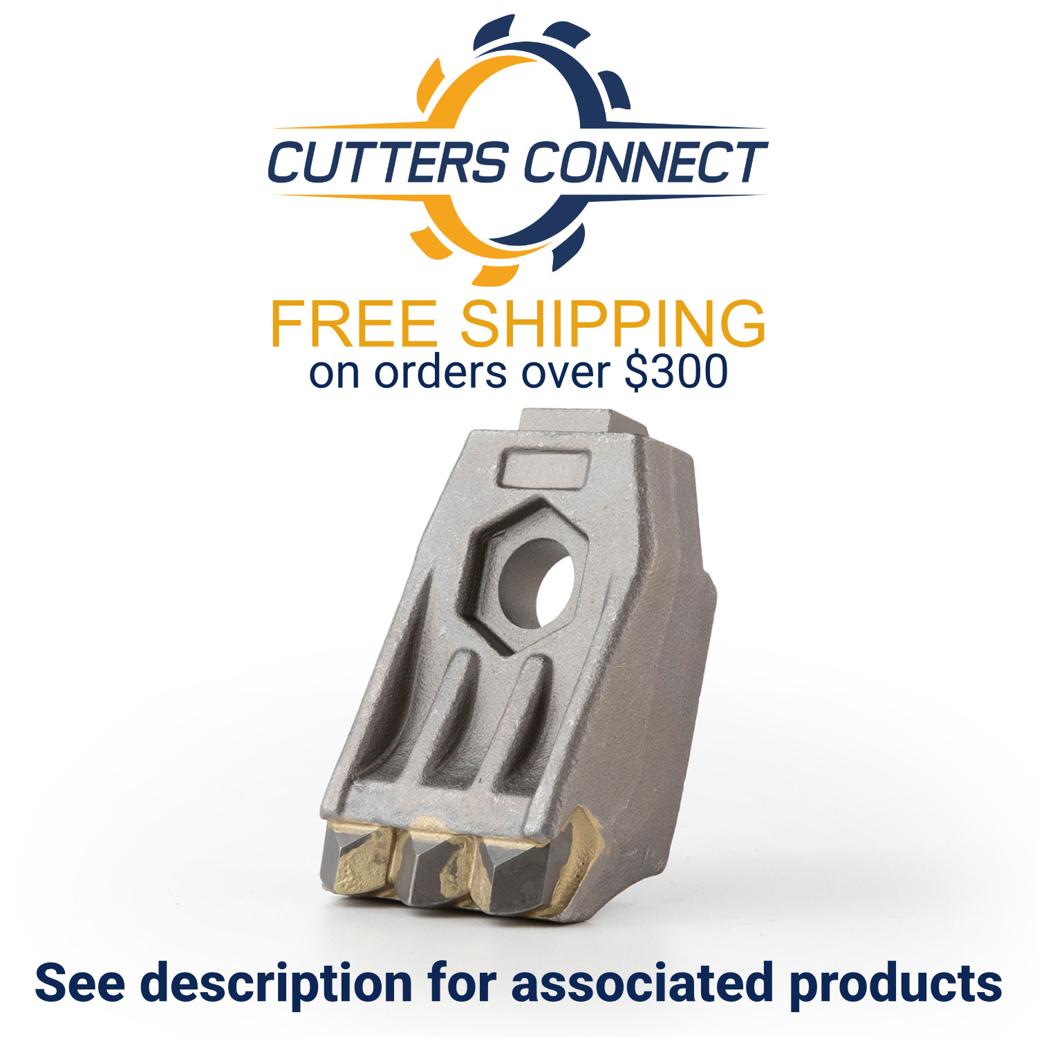 Denis Cimaf / Gyro-Trac Type 3 Carbide Mulcher Teeth (Hammers) & Hardware Kit