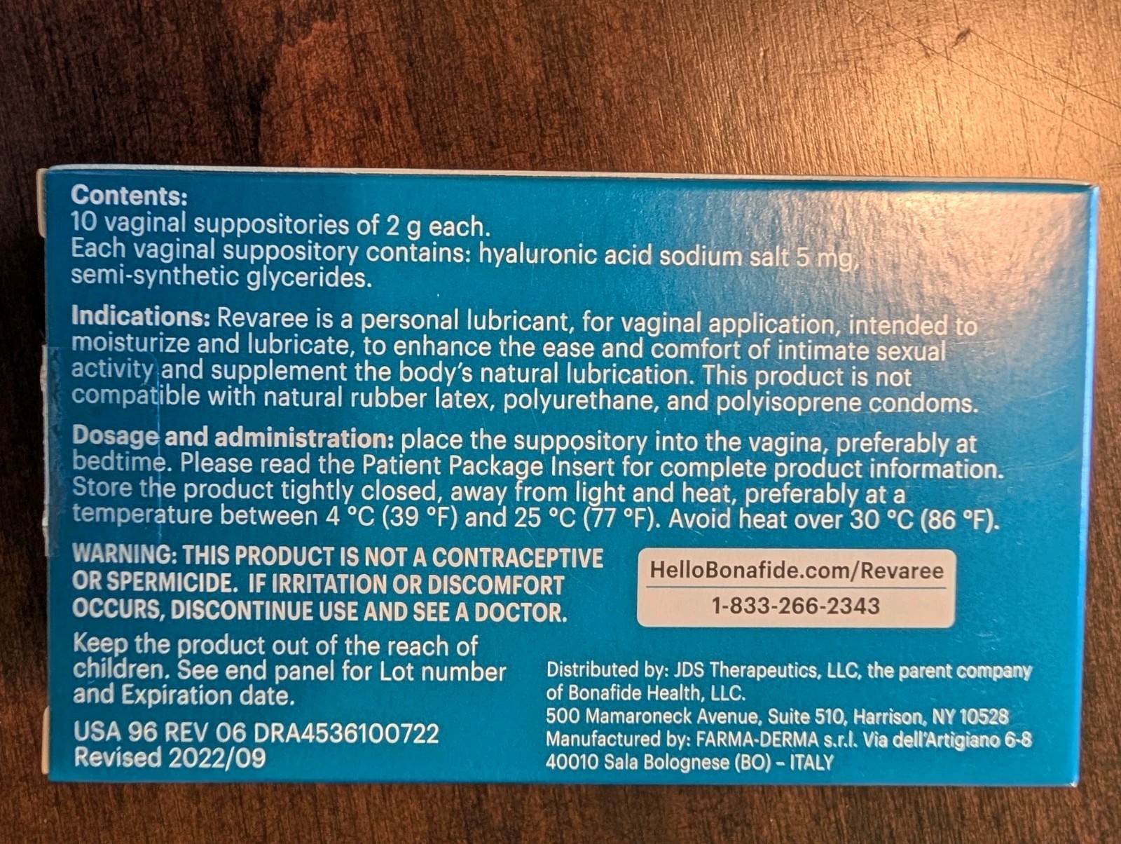 Bonafide Revaree 10pk China Listing Is A Scam Vaginal Moisturizer Suppositories