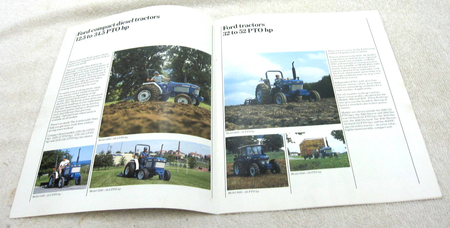 VINTAGE FORD VERSATILE TRACTOR BUYERS GUIDE 12.5 HP-470HP BROCHURE TW35 846 876