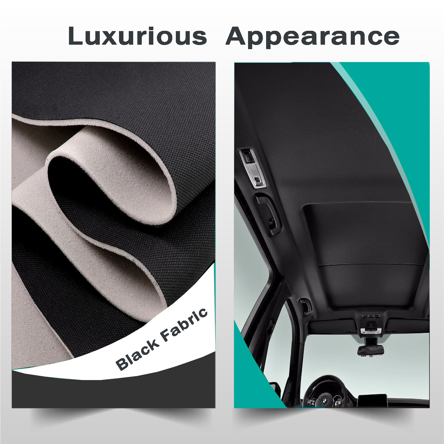 Headliner Fabric with Foam Backing for Car Ceiling Fabric Repair