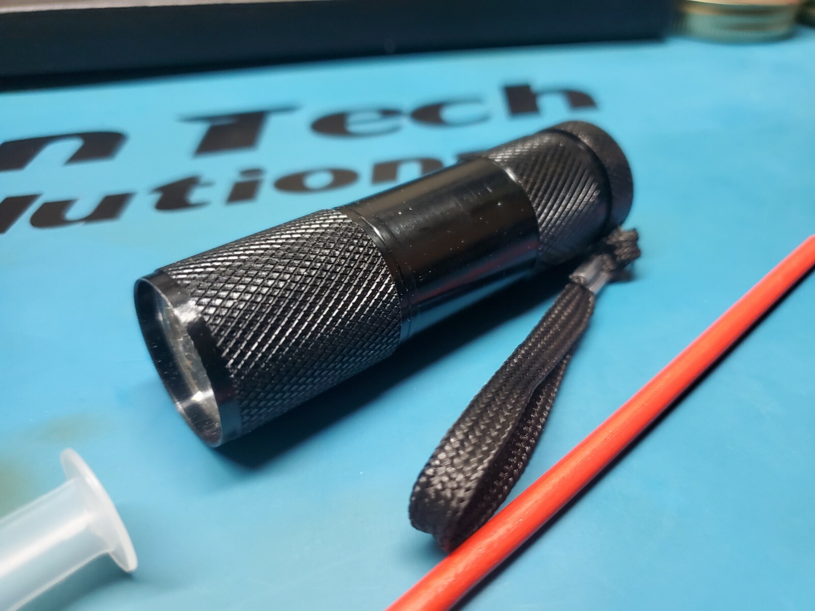 TRACE PCB BGA UV Solder Mask Repairing 10ml /w Syringe Light Brush Plunger Paint