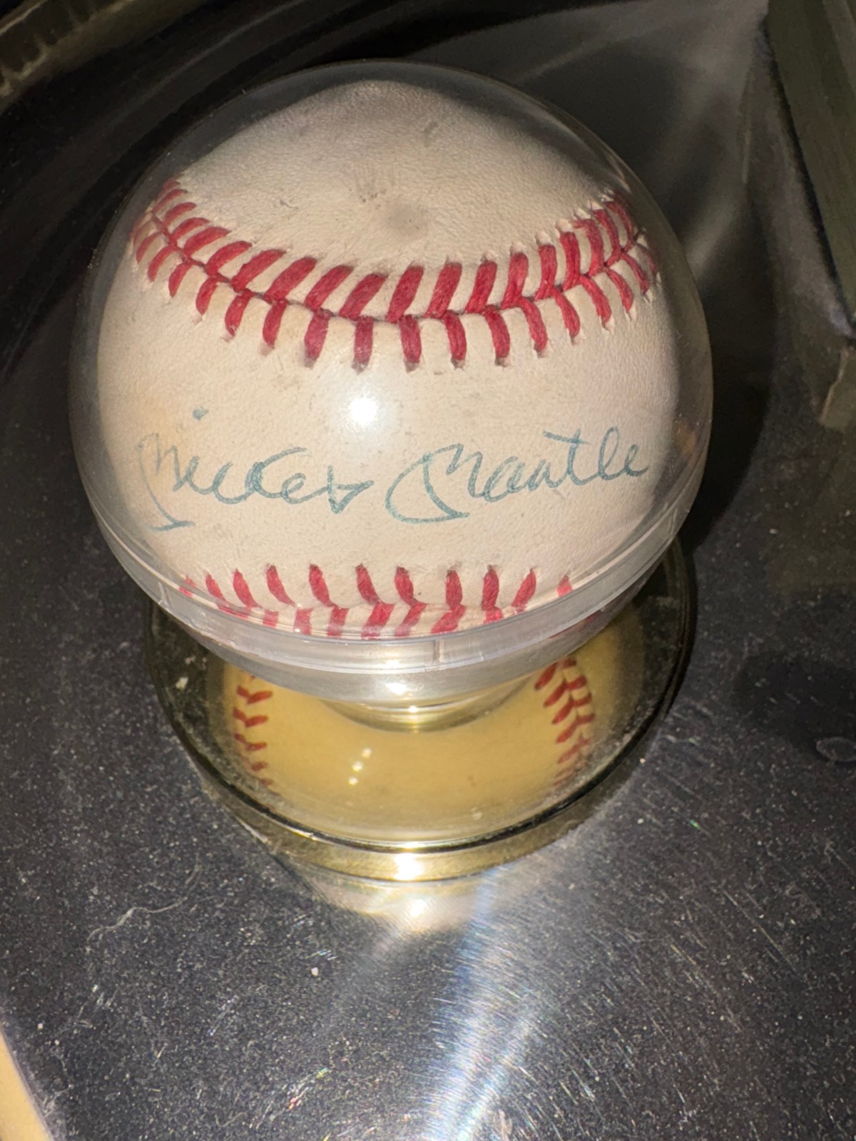 mickey mantle signed baseball