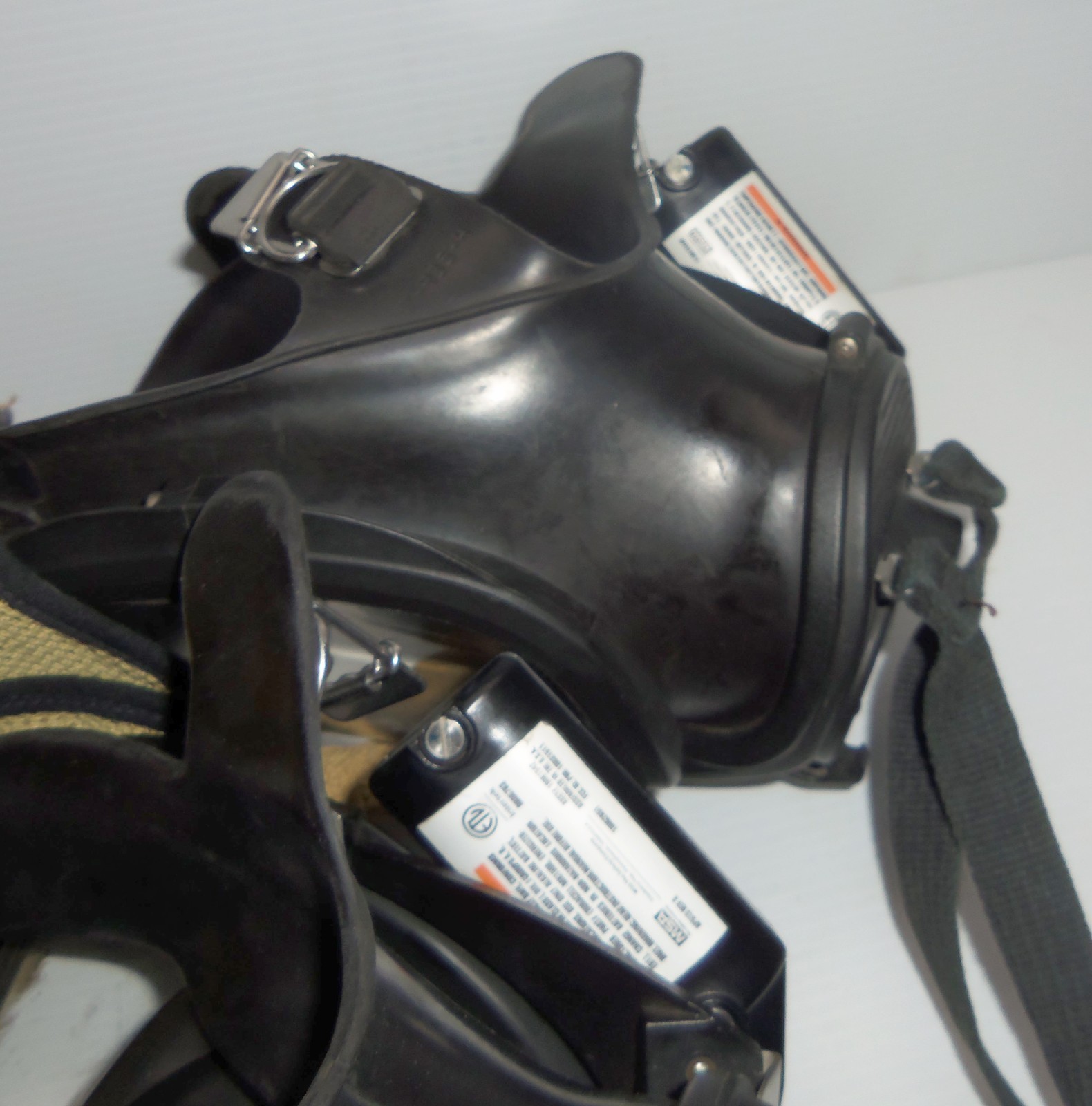 2 MSA Ultra-Elite Firehawk MMR SCBA Med. Facepieces & 2 Nightfighter Systems