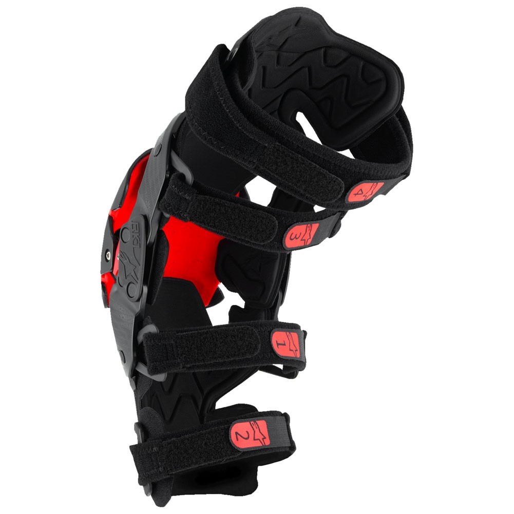 Alpinestars RK-1 Plasma Knee Brace, Black and Red Size Large/X-Large