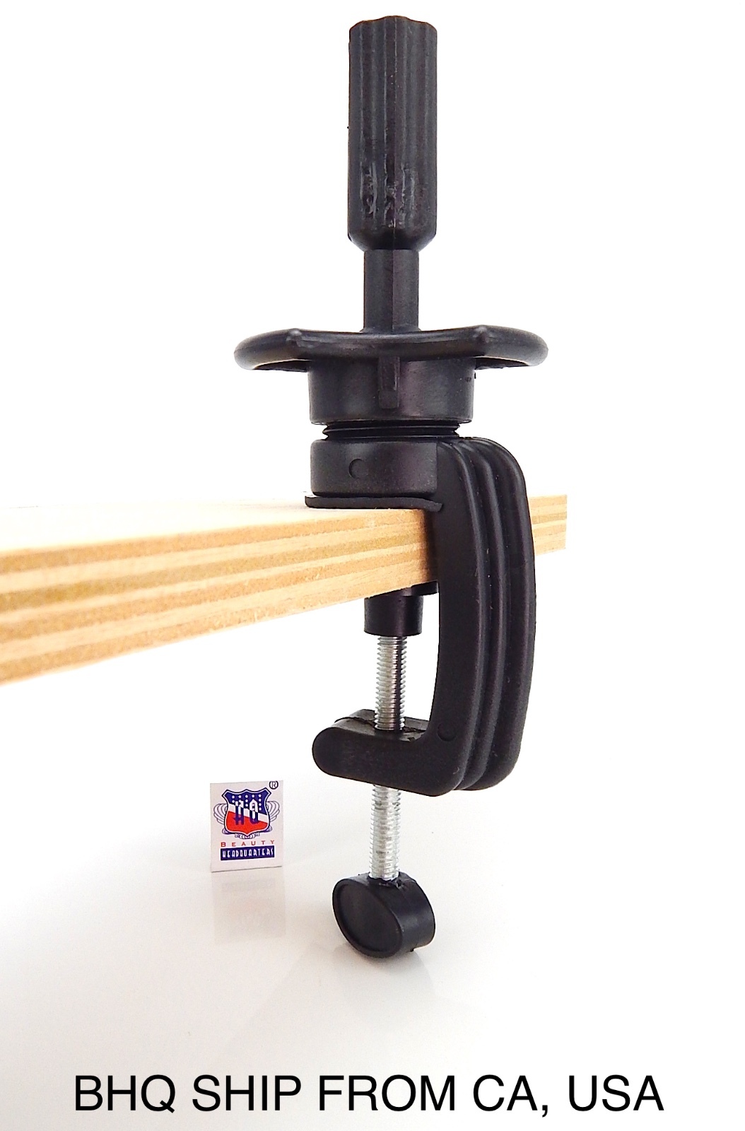 COSMETOLOGY MANNEQUIN HEAD WIG HOLDER STAND DESK TABLE CLAMP