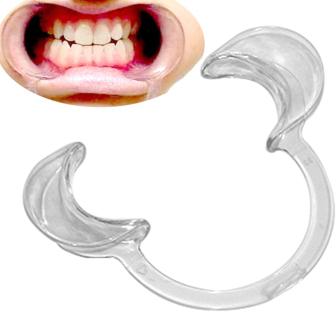 20pc EZGO S/M/L Dental Mouth Opener Lip Cheek Retractor C-Shape Adult Kid Game