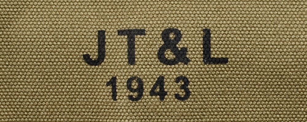 USGI WW2 .30 M1 CARBINE SLING, OILER, & BUTTSTOCK POUCH Lt. OD Green Dated 1943