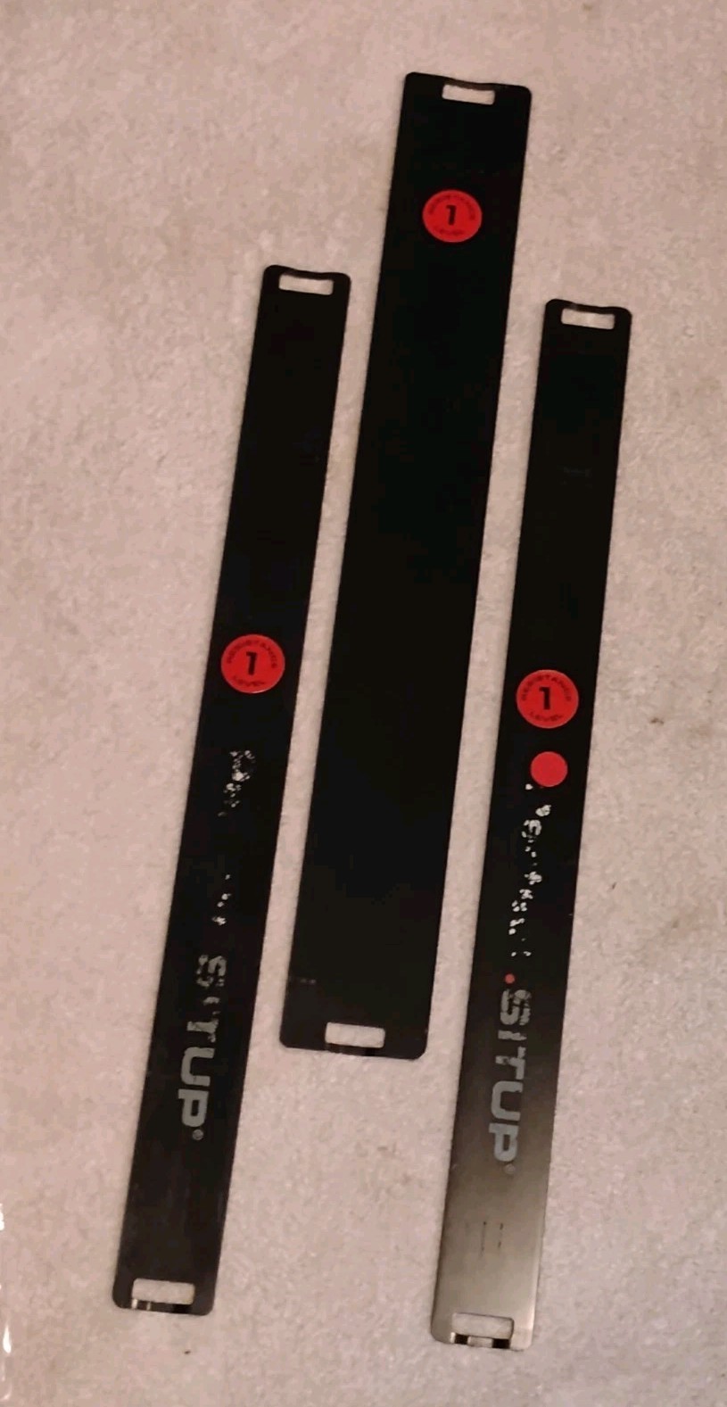 The Perfect Situp Machine Replacement Metal Head & Leg Bar Blade 3pc Set Fitness