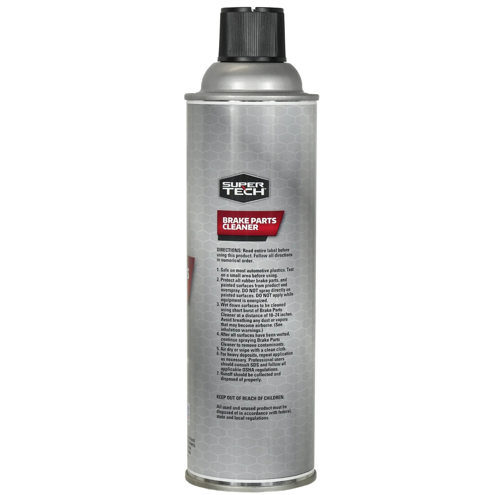 (2 Pack) Super Tech Brake Parts Cleaner, Fast-Drying Spray, 14.5 oz