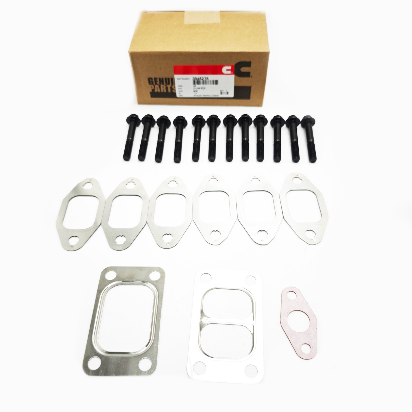 Exhaust Manifold Gaskets Bolts For Dodge Ram Cummins 5.9L ISB 24V 98-06 New