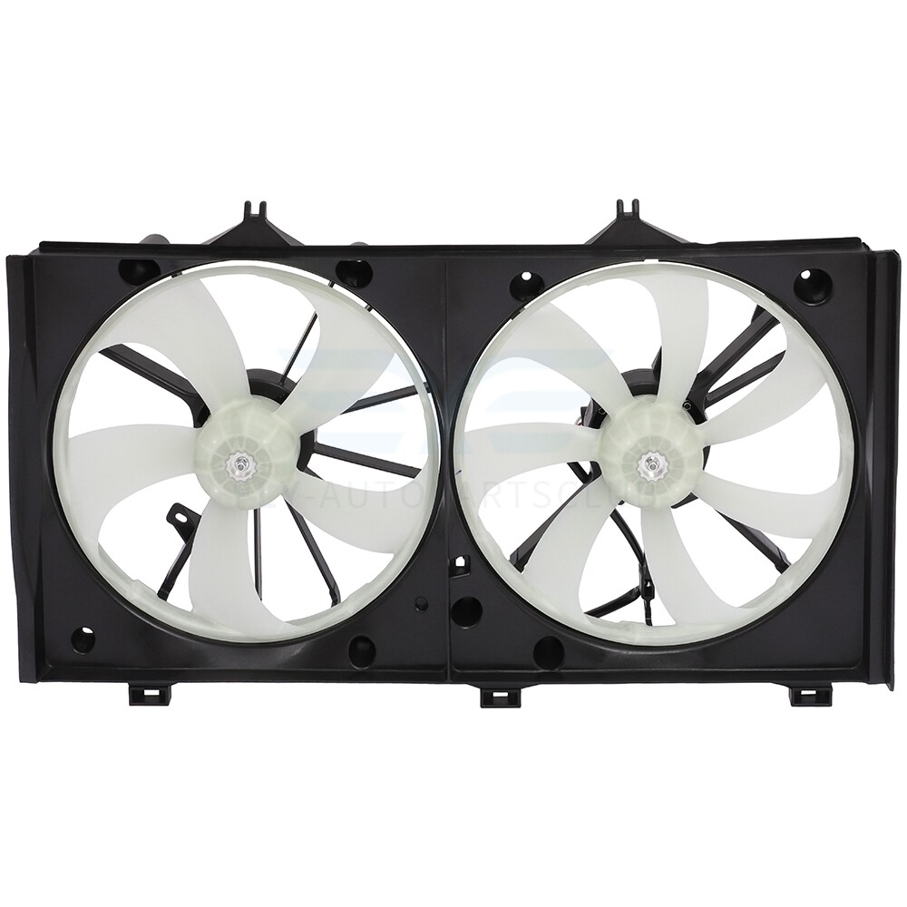 Dual Radiator Cooling Fan Assembly For 2007-2009 Toyota Camry LE XE XLE 2.4L L4