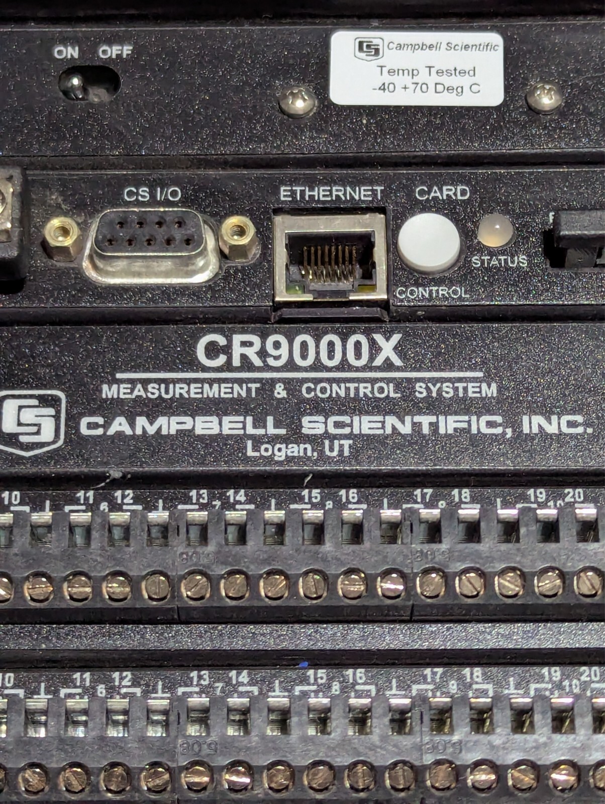 Campbell Scientific CR9000X 128MB modular Measurement & Control System 100Khz