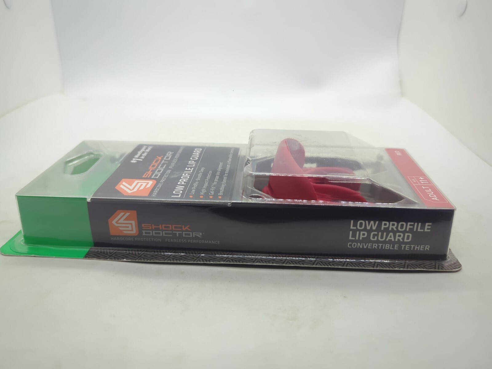 Shock Doctor Low Profile Lip Guard, Adult Gel-Fit Mouth Guard For Contact Sports