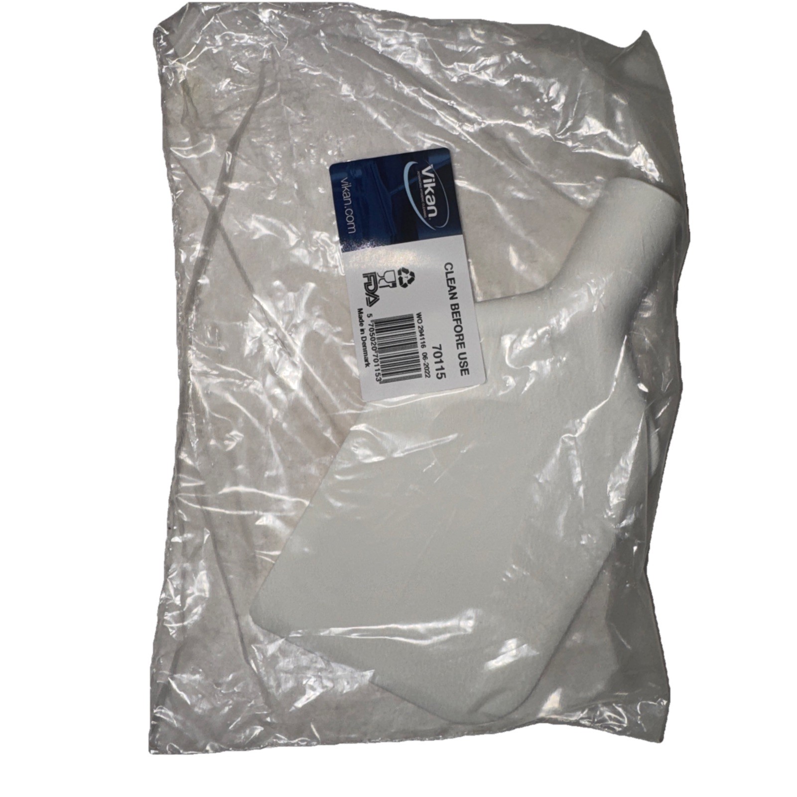 VIKAN Food Paddle Scraper: 8 3/4 in Overall Lg 8 3/4 in Blade Lg, FDA Compliant