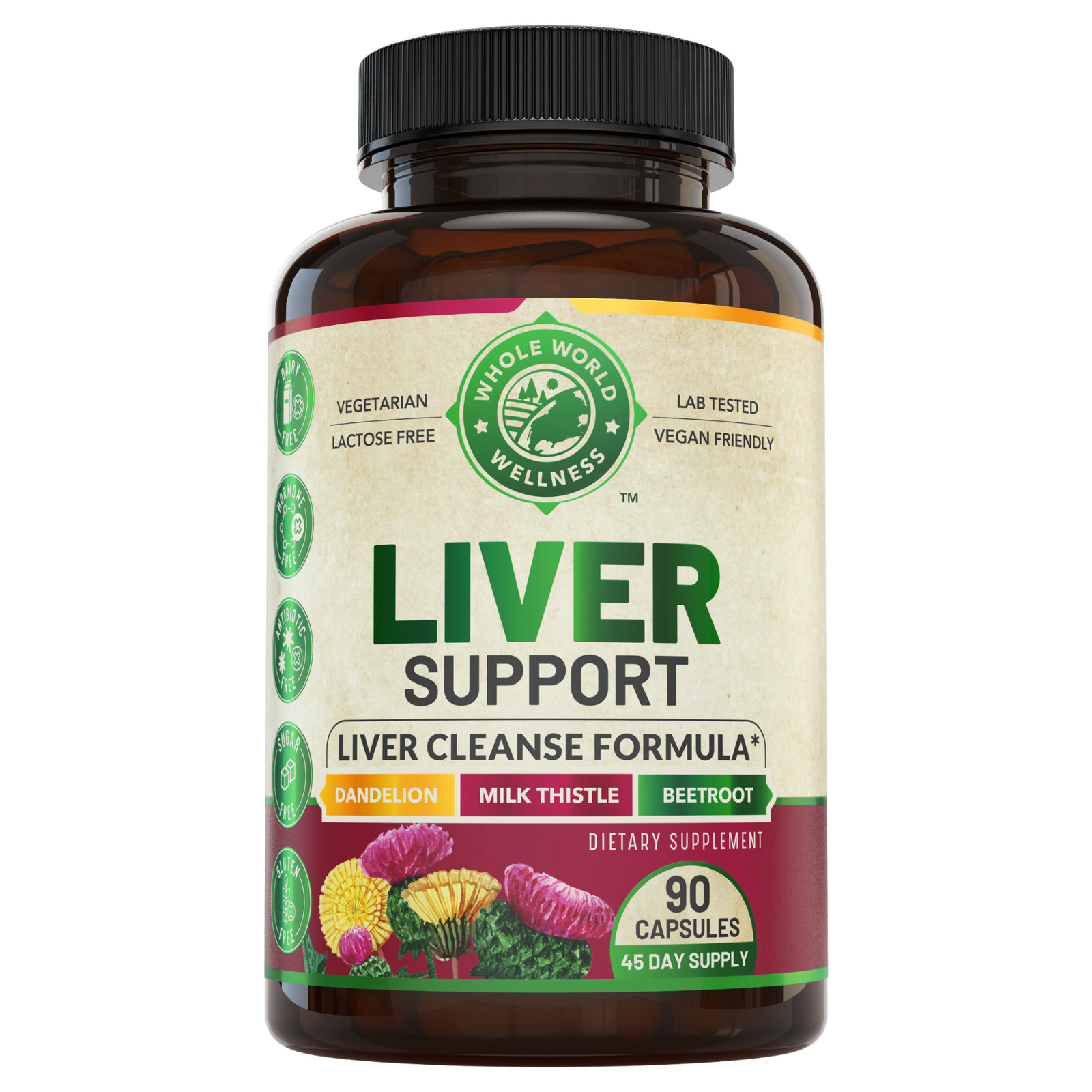 Liver Cleanse Detox Repair Formula w/Turmeric, Milk Thistle