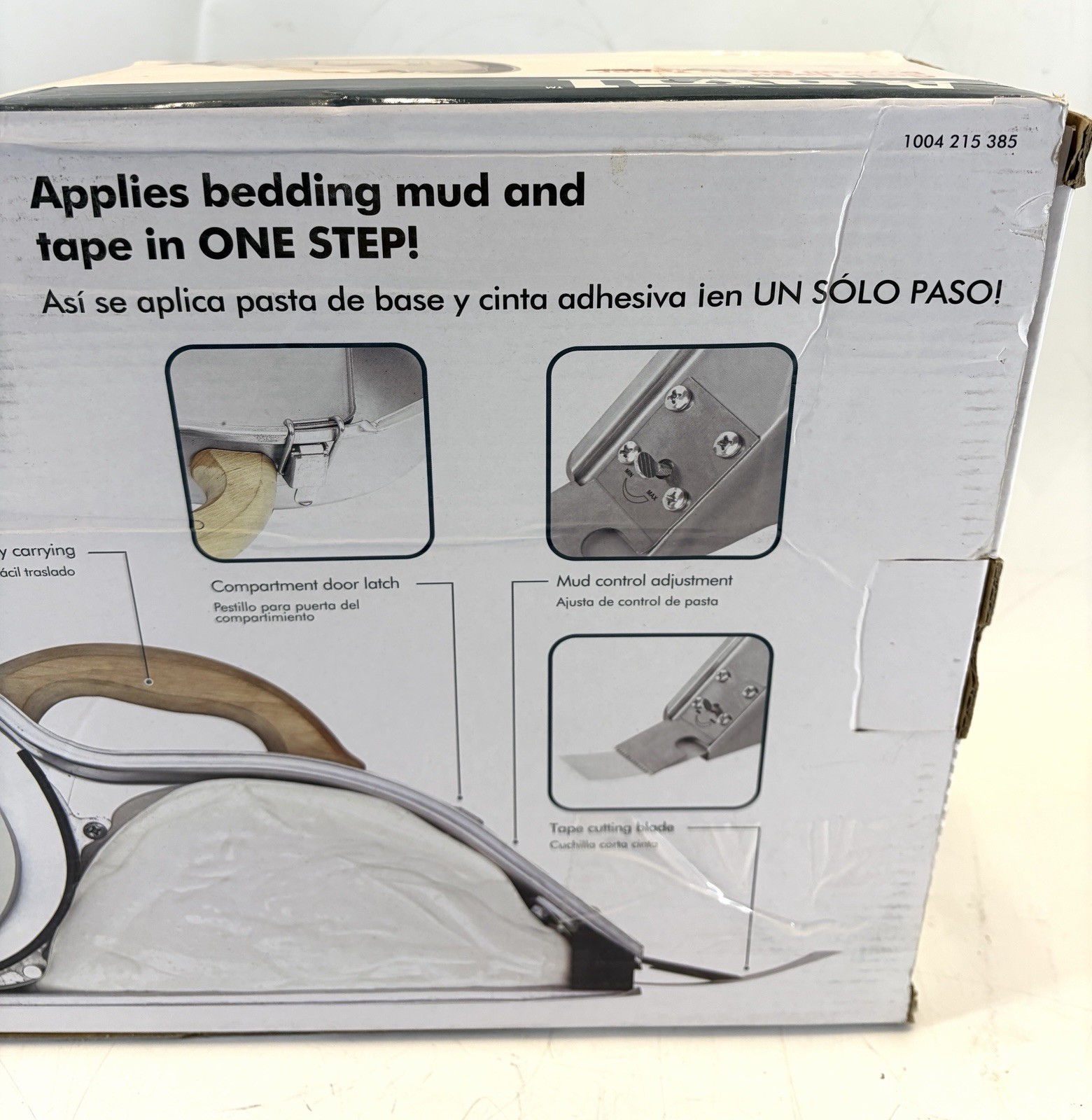 Anvil 8 3/4 in Quick Load Aluminum Drywall Taper Banjo W/ Wooden Handle DTBA-HD