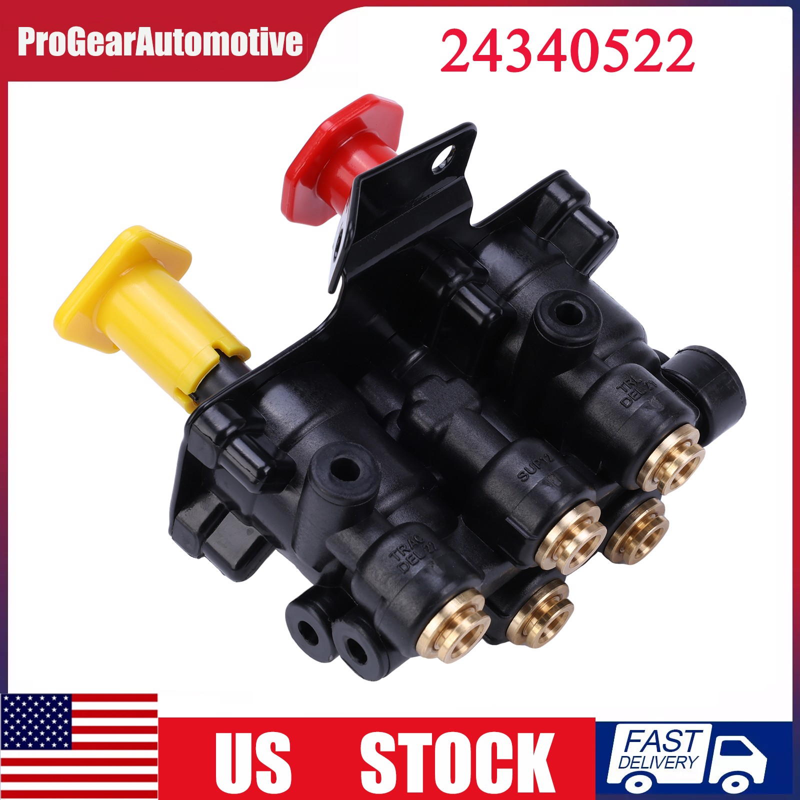 For Volvo VNL 24340522 5 Ports Dash Control Valve Replacement Parts New