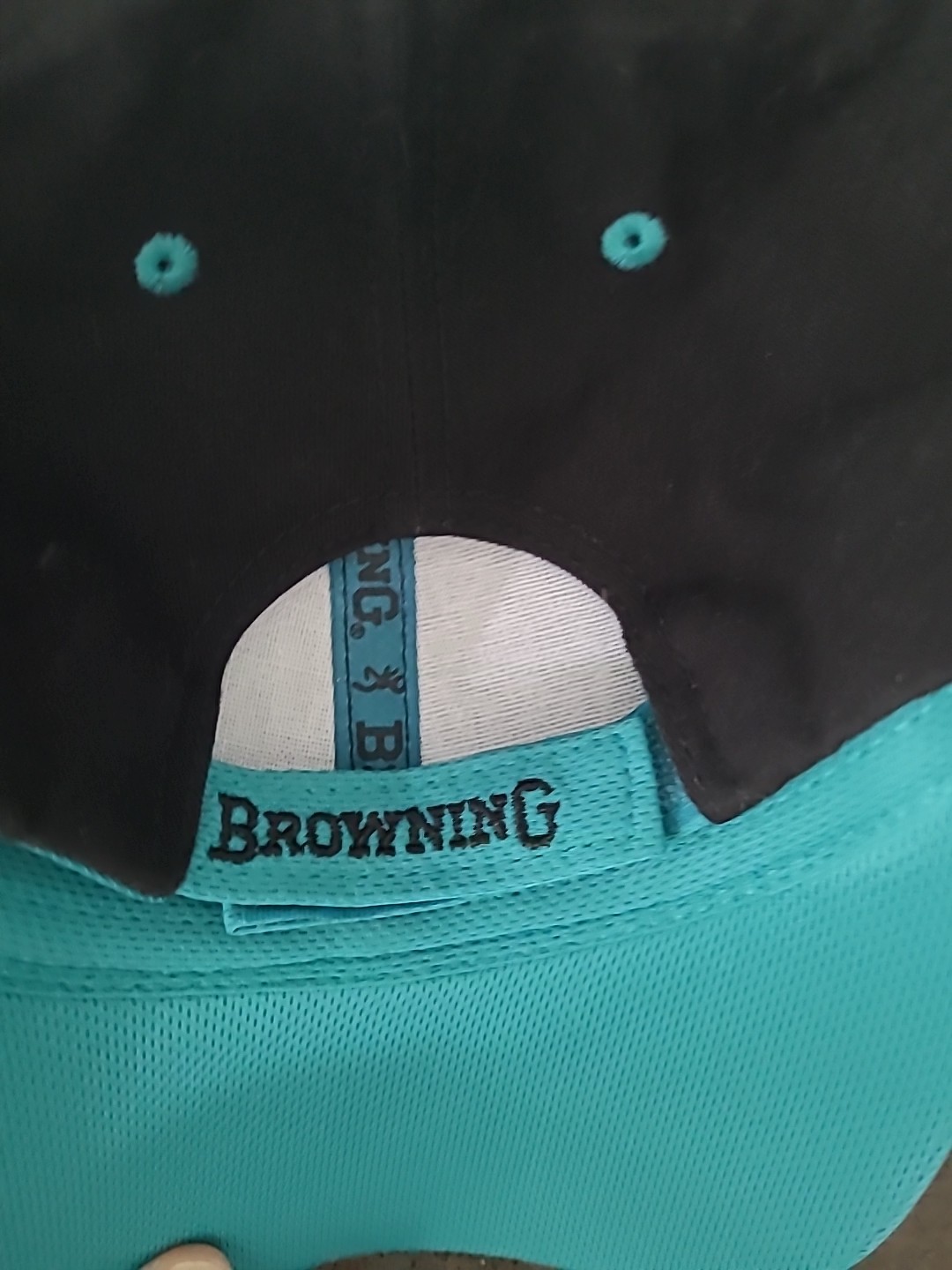 2 Hats Browning Womens Trucker Hook Loop Closure Hat Cap Cotton