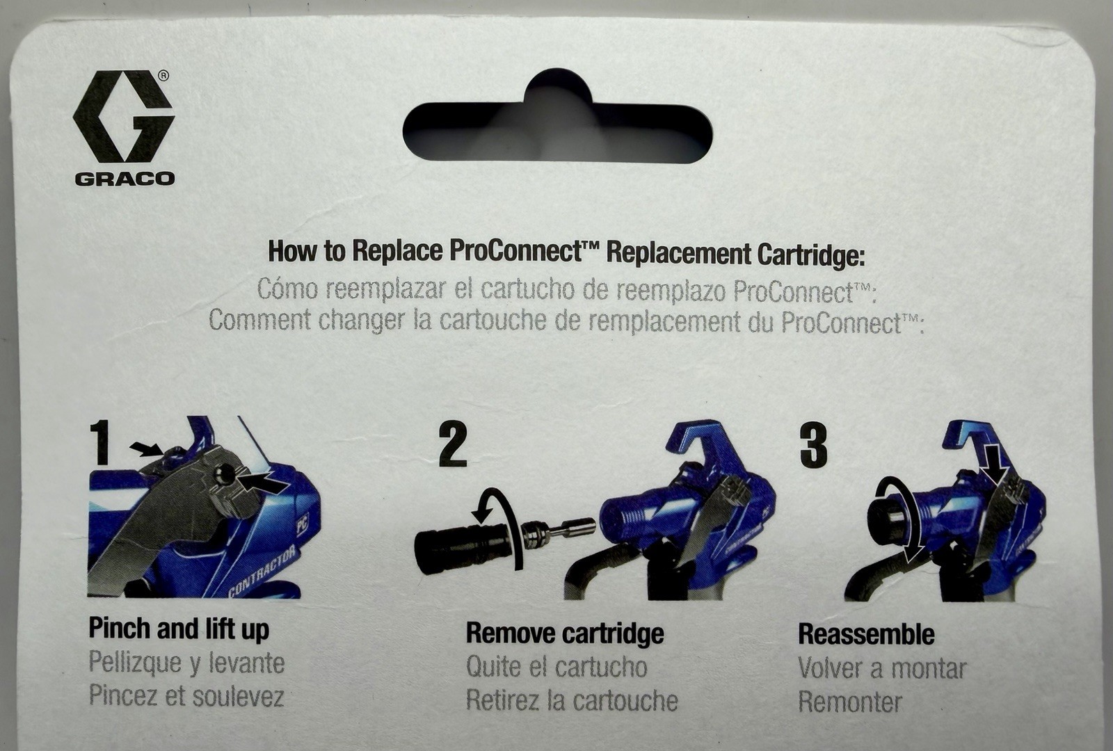 NEW Graco 17Y297 Contractor PC ProConnect Repl Cartridge GENUINE - SHIPS FREE!