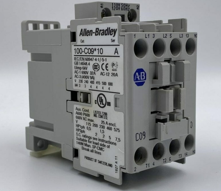 Allen-Bradley 100-C09D10 100C09D10 9A 110V  Contactor Orginal/BrandNew 2-4Days