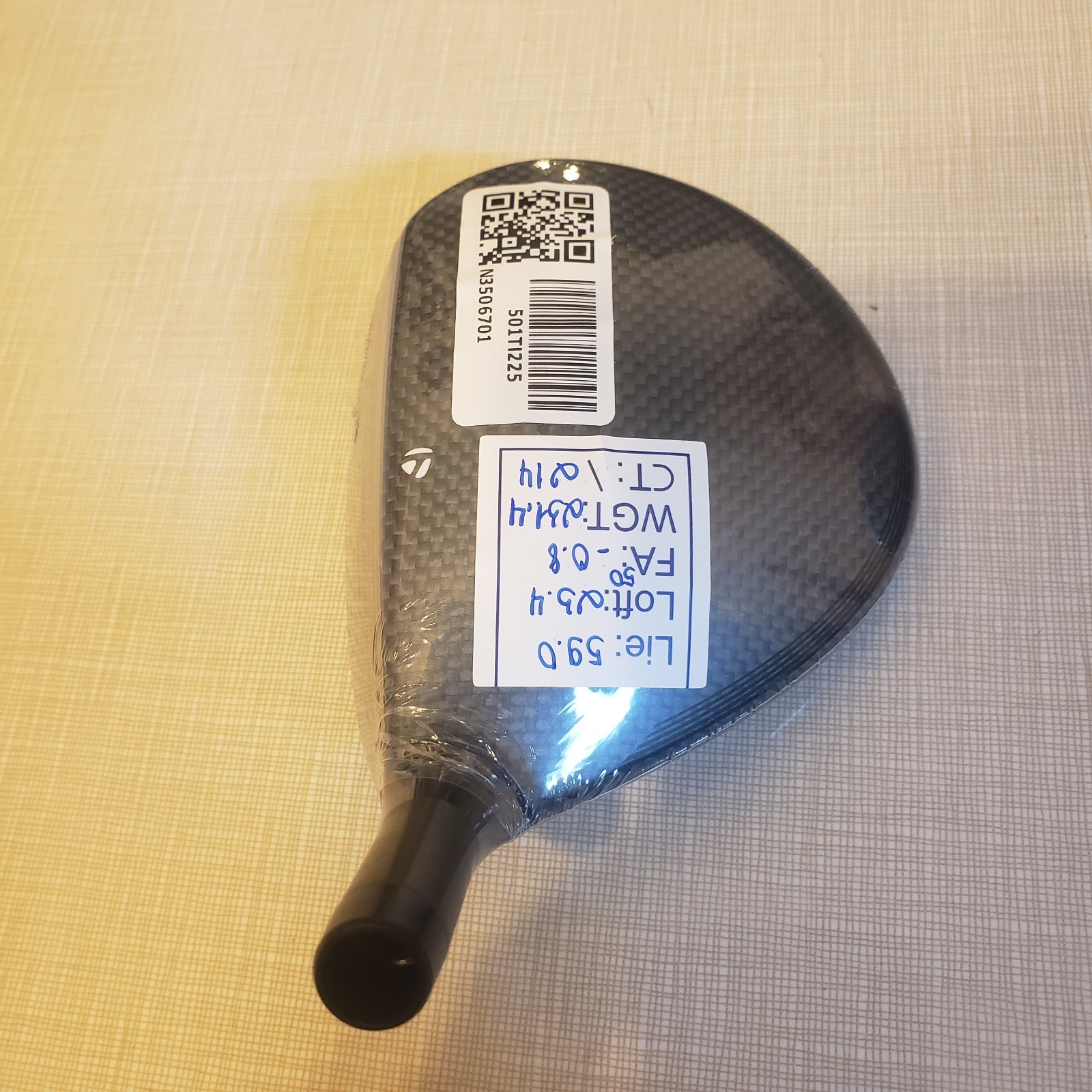 TaylorMade Core  Qi35 fairway 24° 9 Wood Tour Issue Head  501T1225 NEW