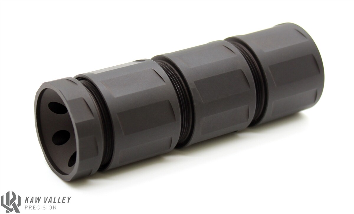 Kaw Valley Precision MACH 3 Modular Linear Compensator Body w/ End Cap  KVP