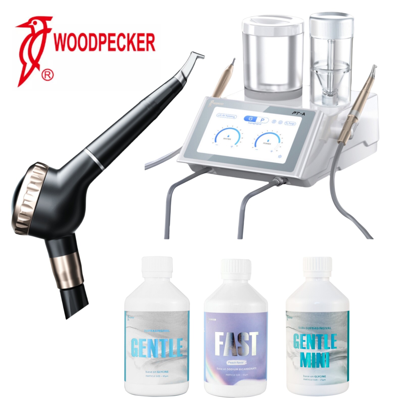 Woodpecker Prophy Air Prophylaxis Powder for Air Polisher & Scaler AP-H PT-A
