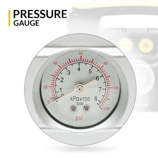 Kensun Portable Air Compressor Pump for Car 12V DC and Home 110V AC